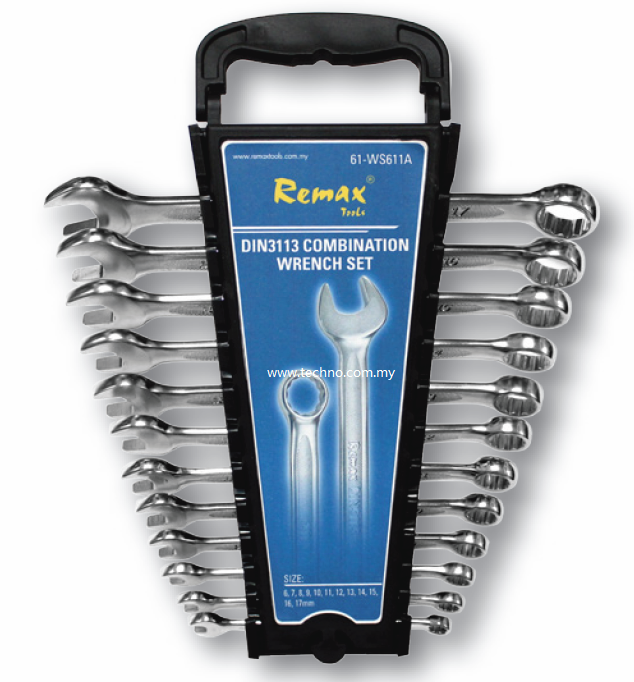 Remax Combination Wrench Set Din3113 .12pcs - Click Image to Close